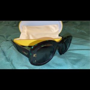 Golf Tortoise Green Sunglasses